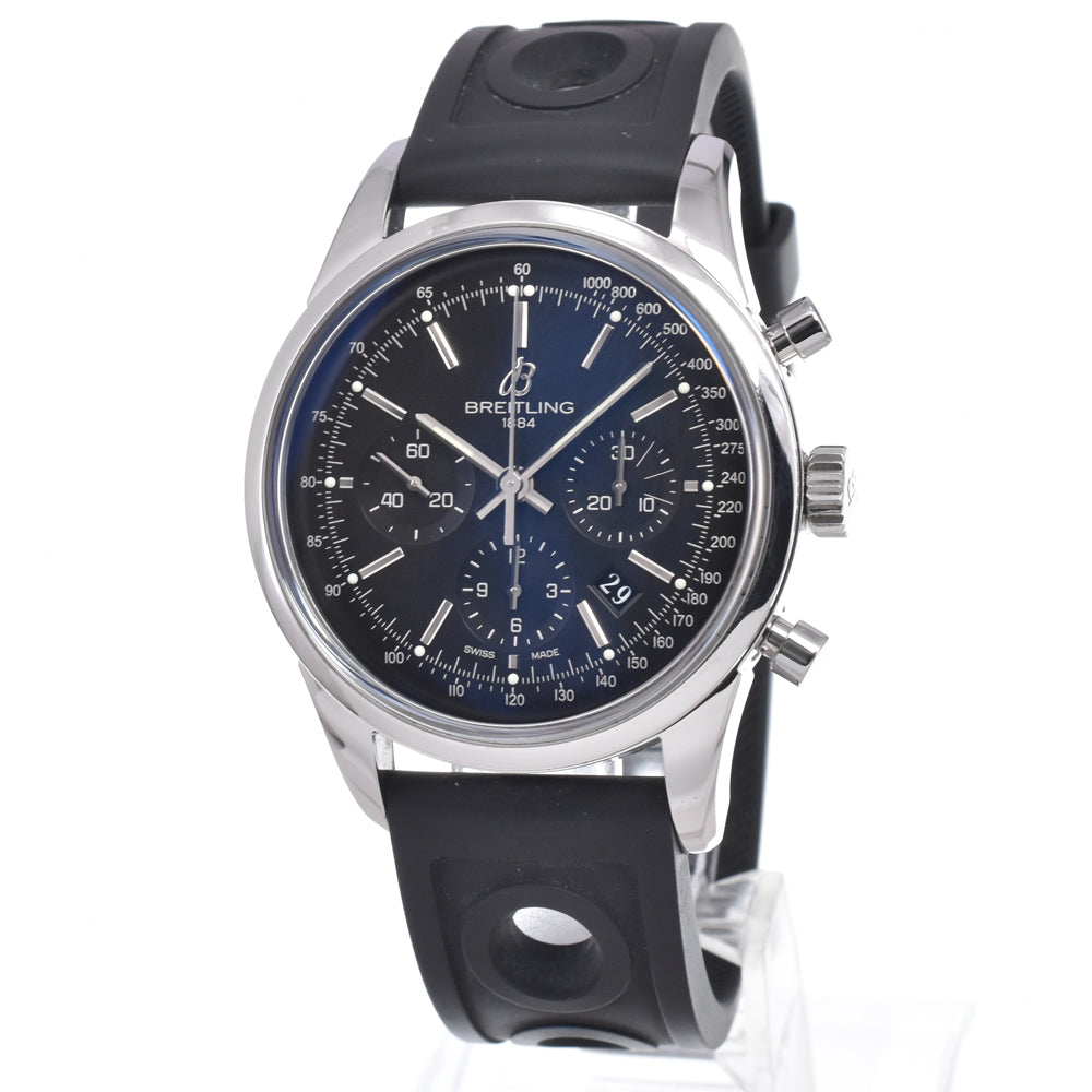 Breitling Transocean Chronograph Automatic Stainless Steel Watch (Pre-Owned)