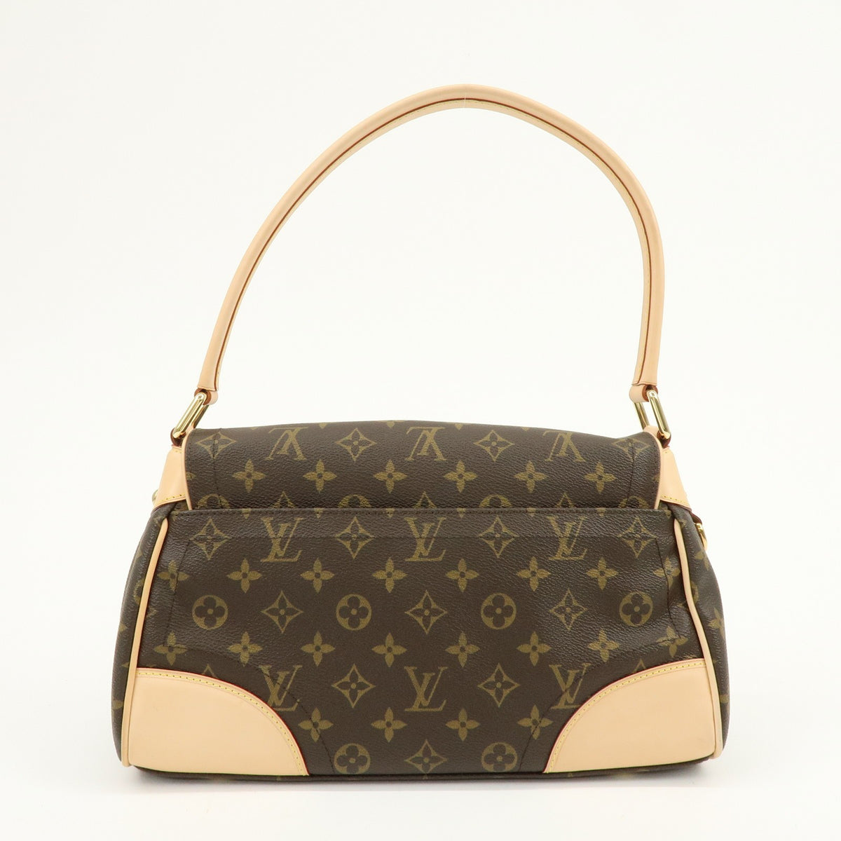 Louis Vuitton Beverly Monogram Canvas Brown Canvas Handbag (Pre-Owned)