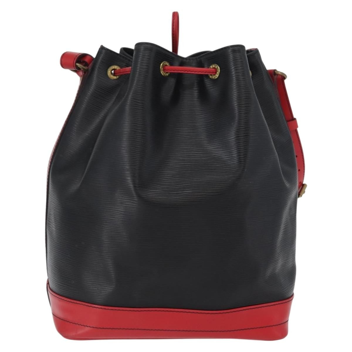 Louis Vuitton Bicolor Noe Epi Leather Black Leather Shoulder Bag Bag (Pre-Owned)