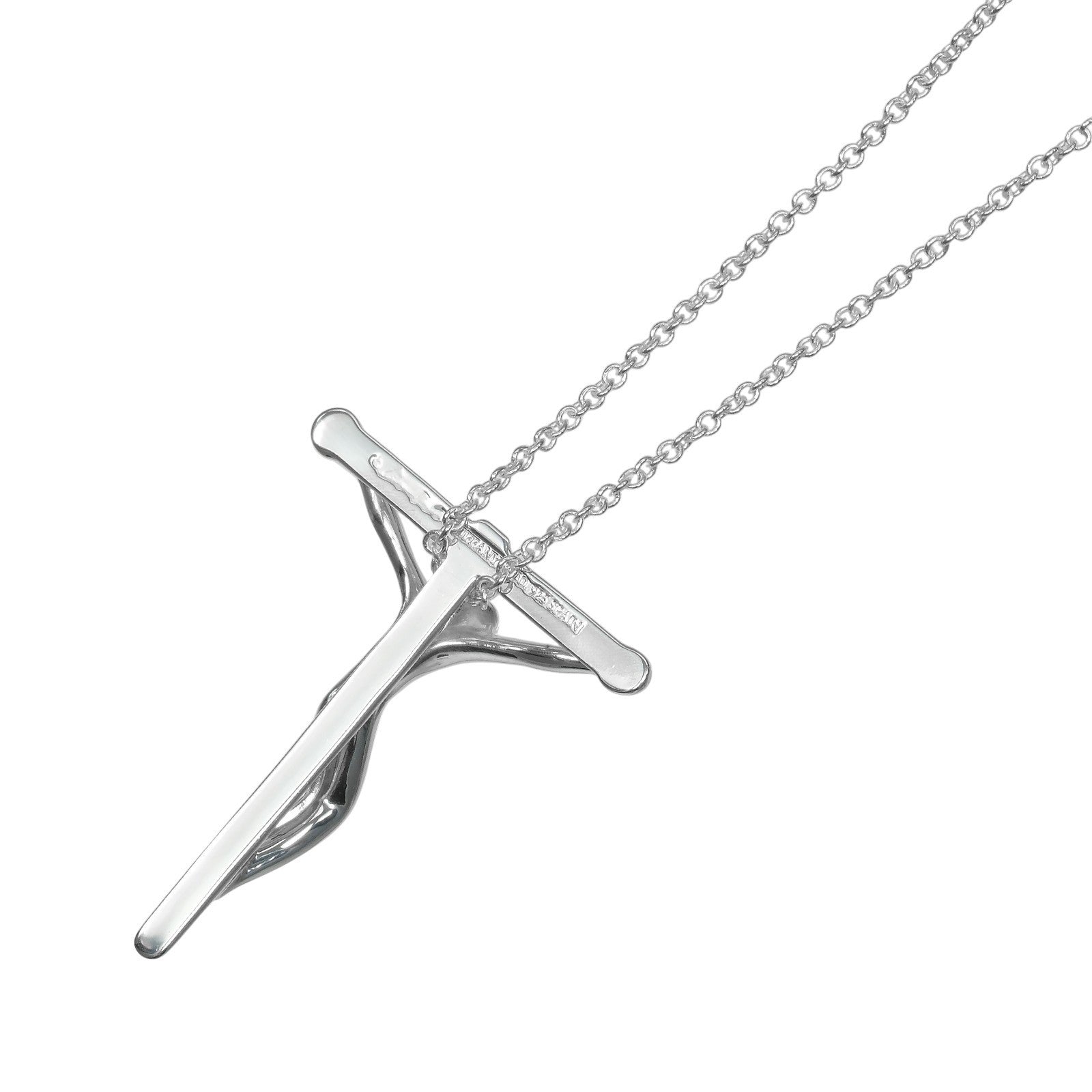 Tiffany & Co. Cross Pendant Silver Silver Silver Necklace Jewelry (Pre-Owned)