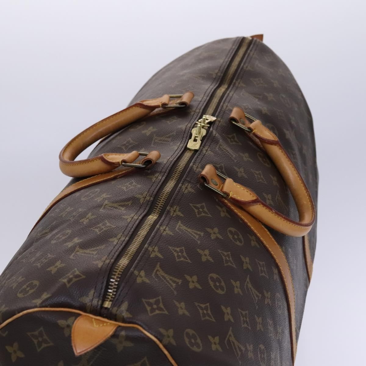 Louis Vuitton Keepall Monogram Canvas Brown Canvas Travel Bag Bag (Pre-Owned)