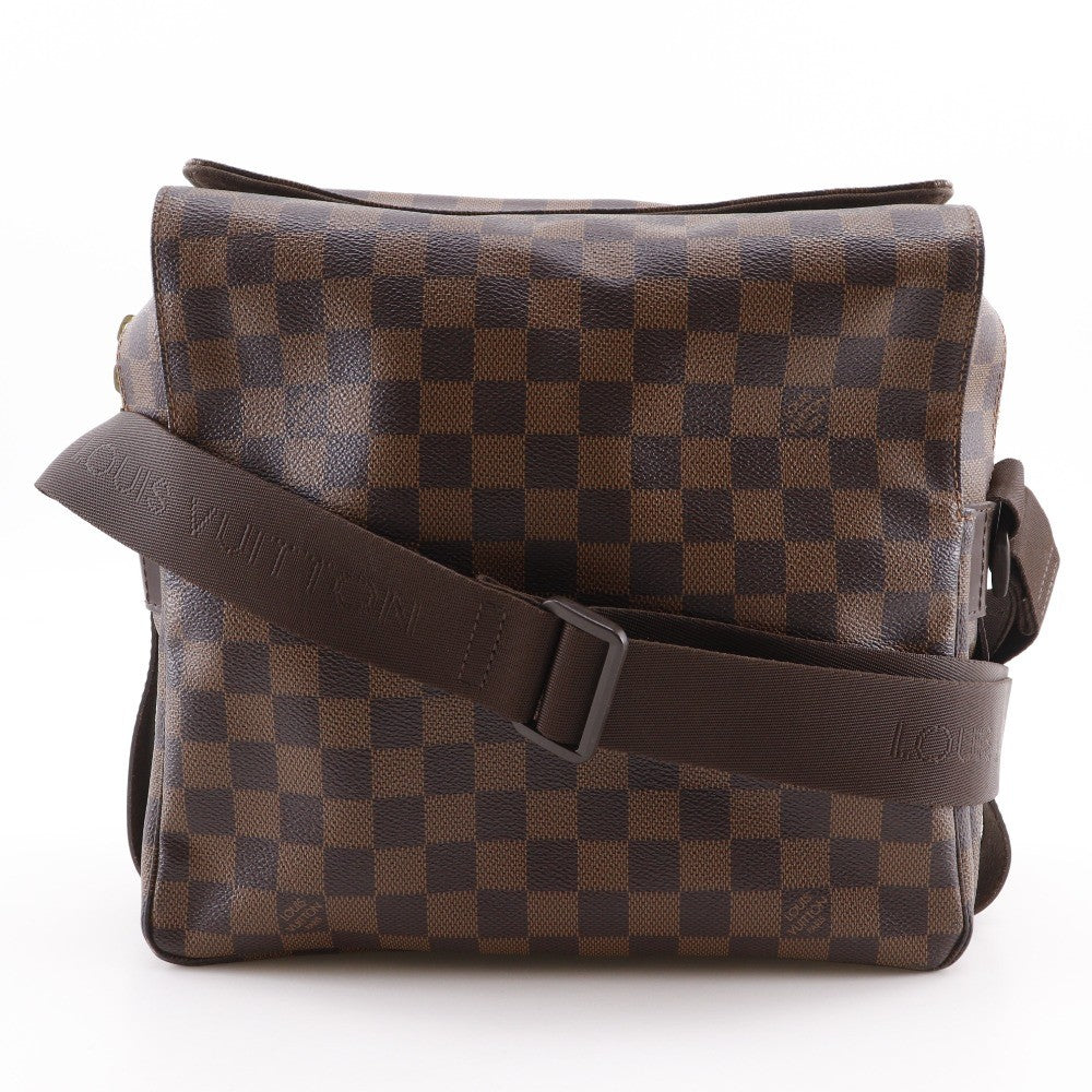 Louis Vuitton Naviglio Damier Ebene Brown Canvas Shoulder Bag Bag (Pre-Owned)