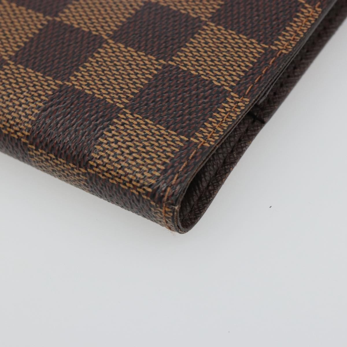 Louis Vuitton Ring Agenda Cover Damier Brown Canvas Briefcase Bag (Pre-Owned)