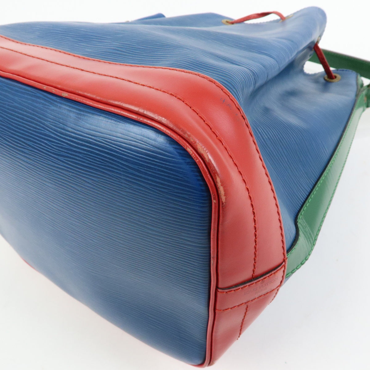 Louis Vuitton Tricolor Noe Epi Leather Blue Leather Handbag (Pre-Owned)