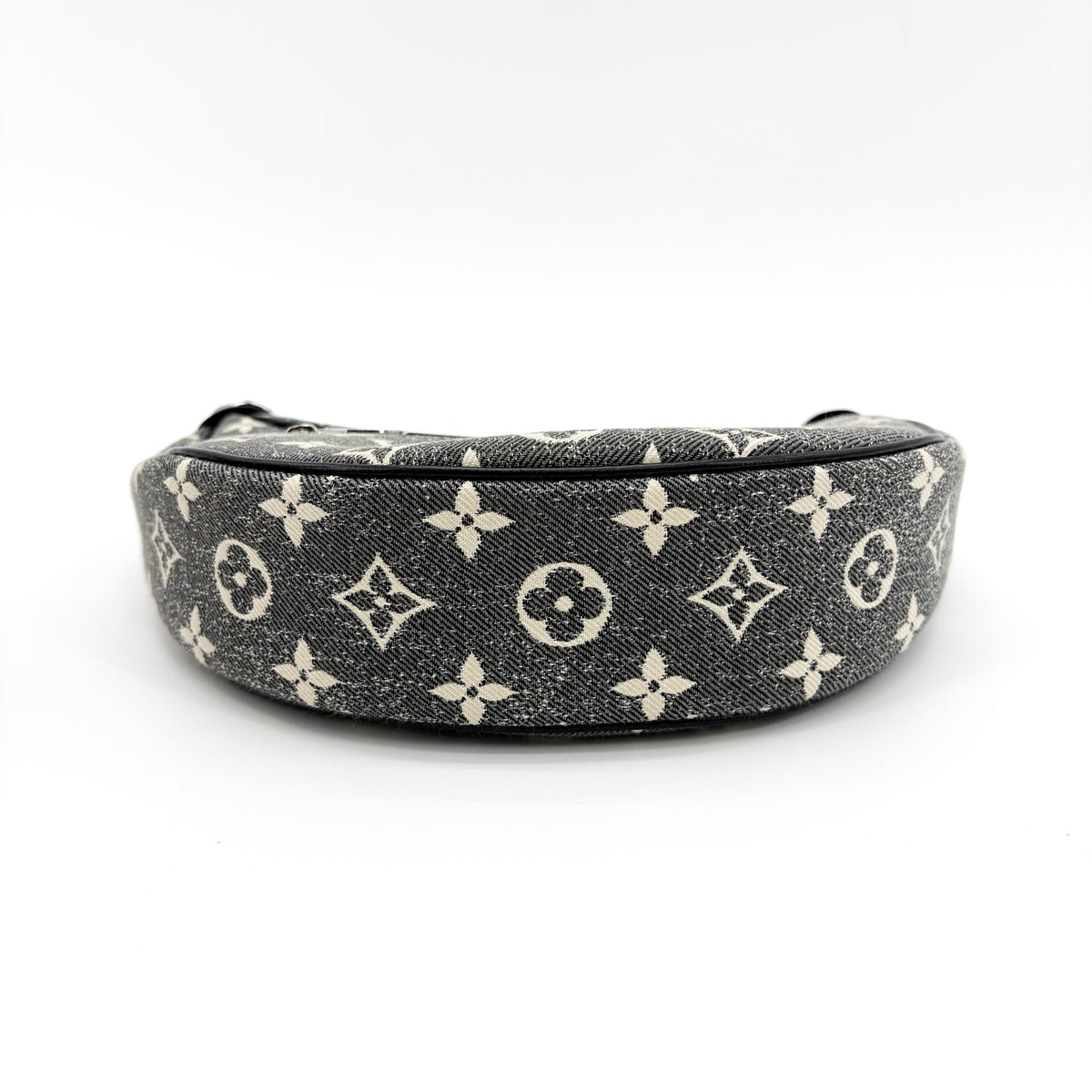 Louis Vuitton Loop Monogram Denim Black Denim_Jeans Handbag (Pre-Owned)