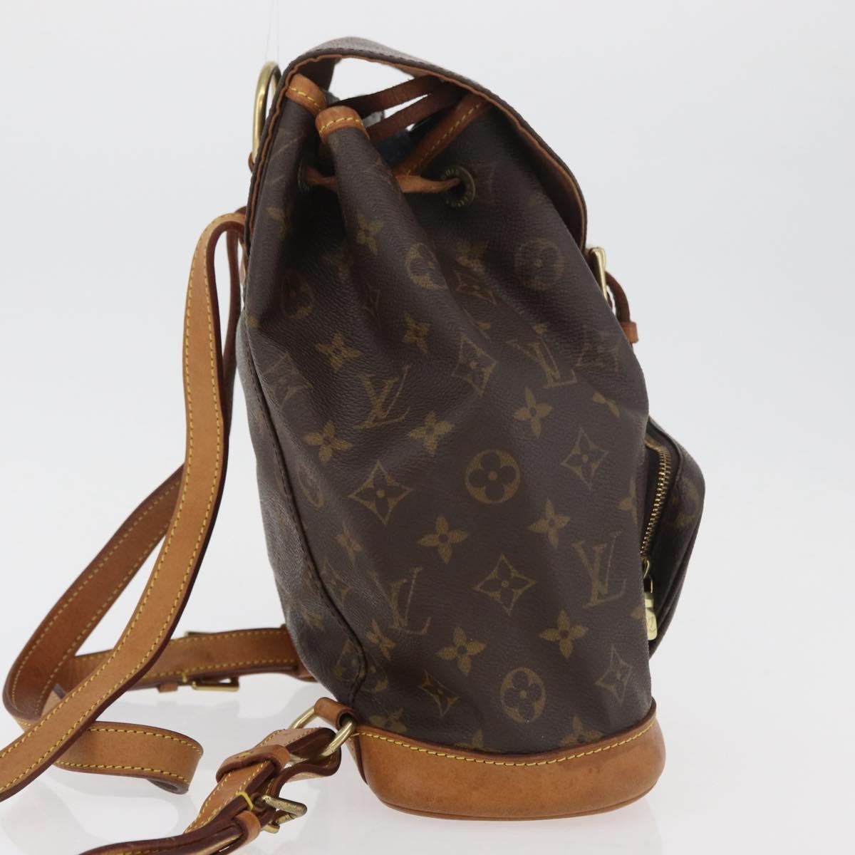 Louis Vuitton Vintage Montsouris Monogram Canvas Brown Canvas Backpack Bag (Pre-Owned)