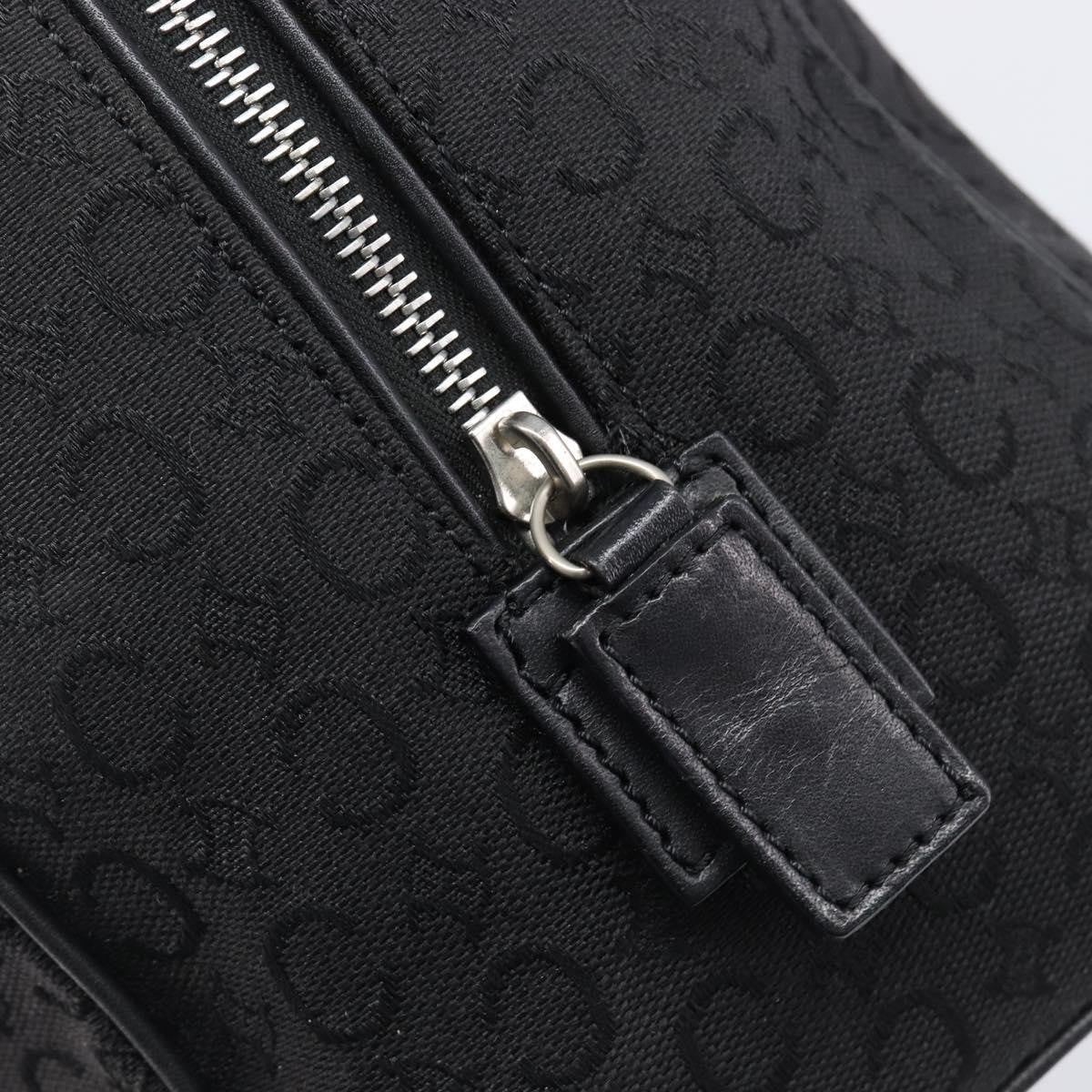 Celine Boston C Macadam Canvas Black Canvas Handbag (Pre-Owned)