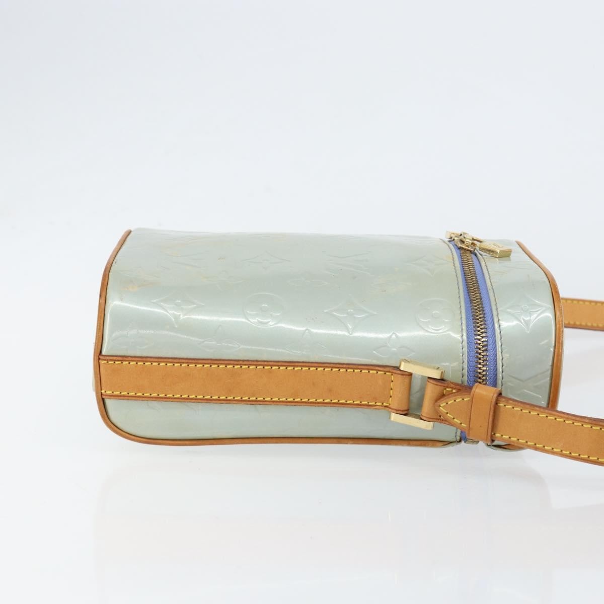 Louis Vuitton Sullivan Monogram Vernis Gray Patent_Leather Shoulder Bag Bag (Pre-Owned)
