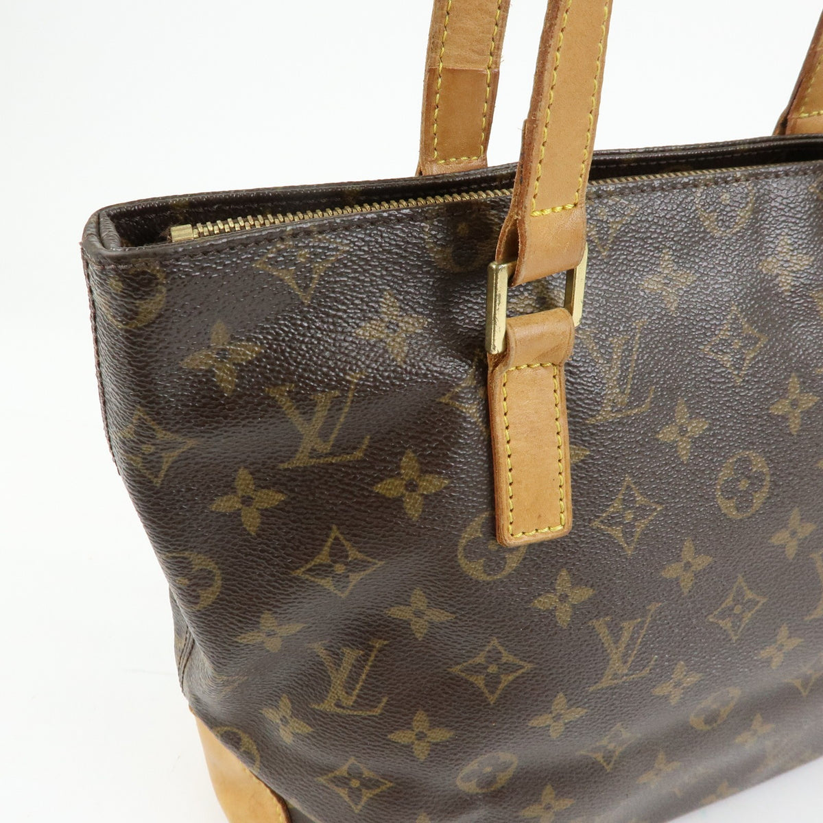 Louis Vuitton Cabas Piano Monogram Canvas Brown Canvas Tote Bag Bag (Pre-Owned)