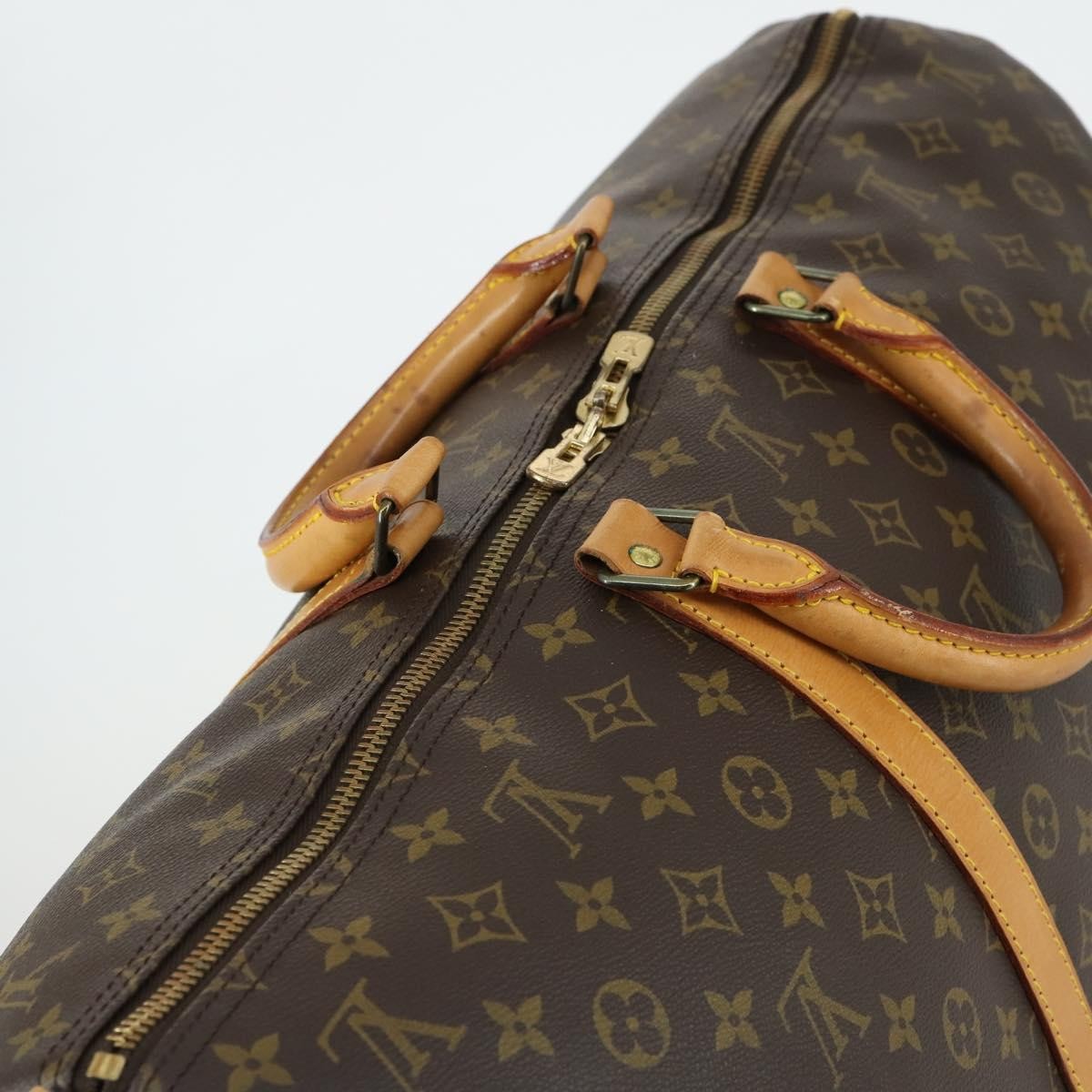 Louis Vuitton Keepall Monogram Canvas Brown Canvas Travel Bag Bag (Pre-Owned)