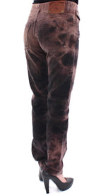 Dolce & Gabbana Elegant Brown Cotton Women's Trousers