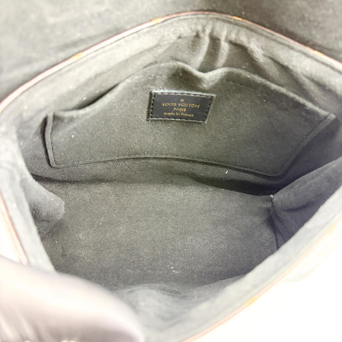 Louis Vuitton Locky Monogram Canvas With Leather Black Canvas Handbag (Pre-Owned)