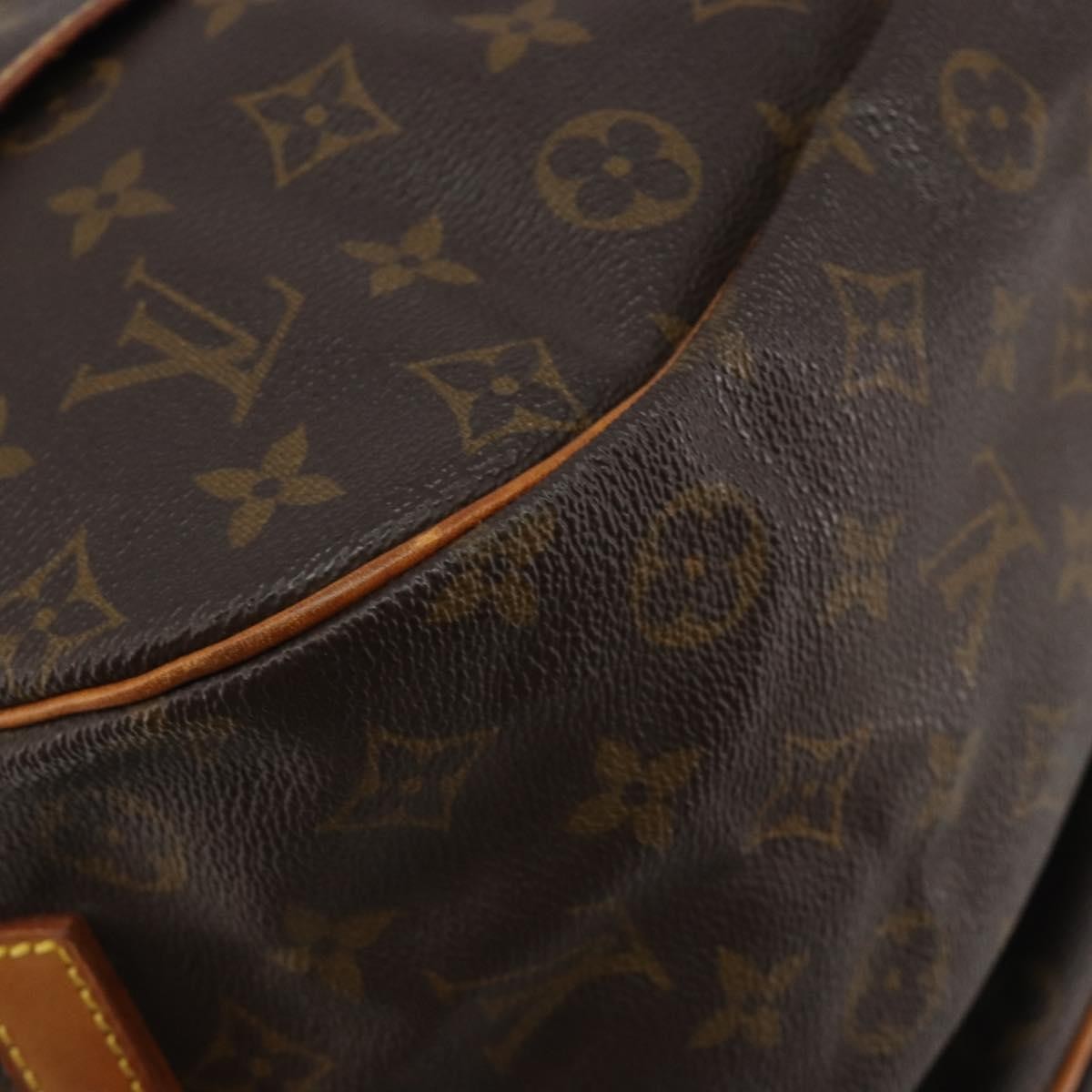 Louis Vuitton Saumur Monogram Brown Canvas Shoulder Bag Bag (Pre-Owned)