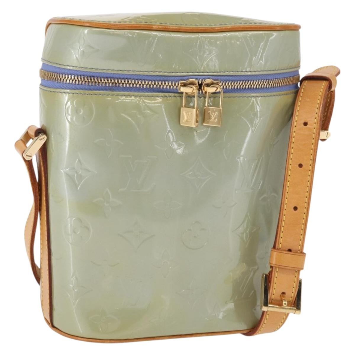 Louis Vuitton Sullivan Monogram Vernis Gray Patent_Leather Shoulder Bag Bag (Pre-Owned)