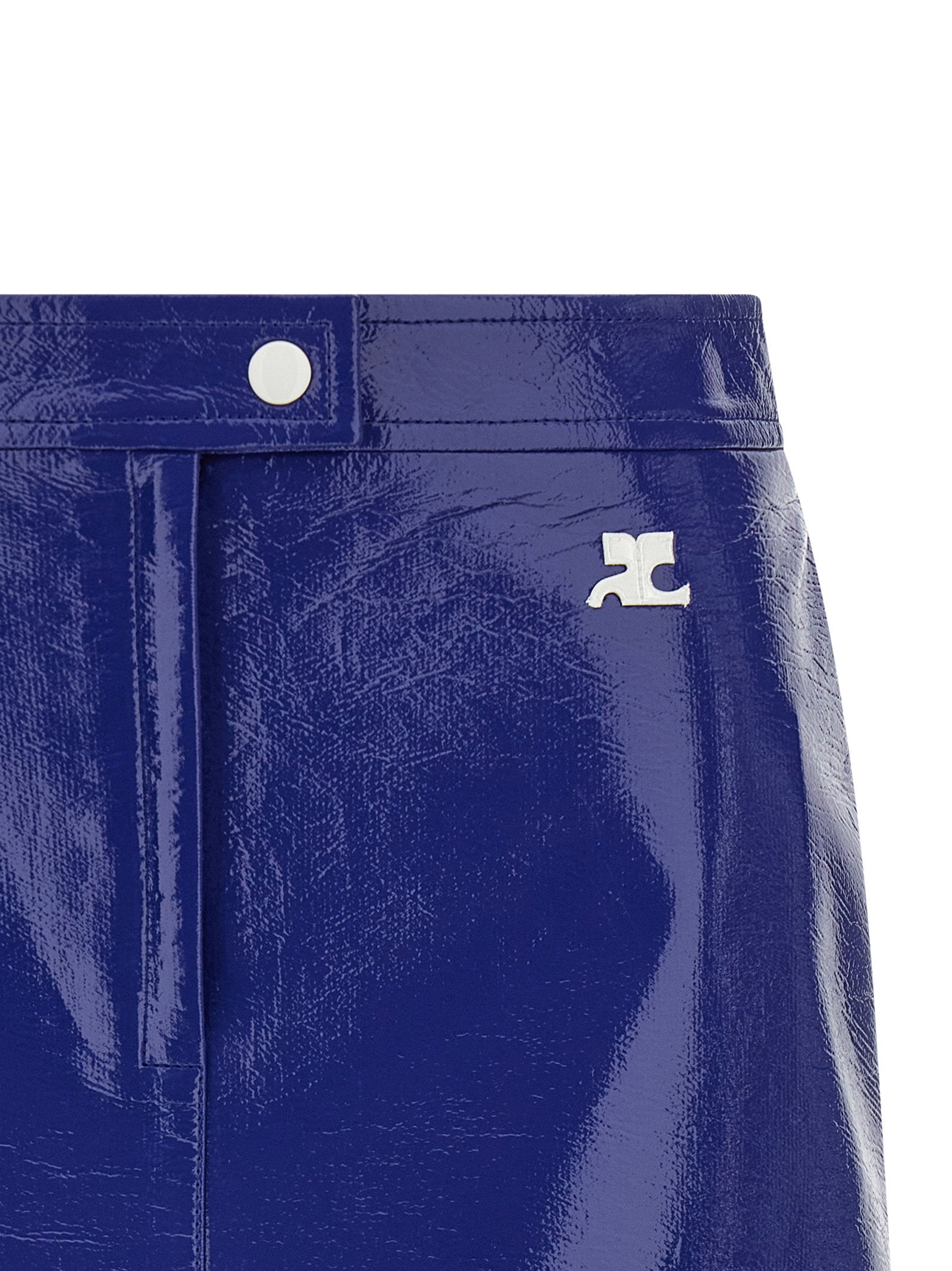Courreges Women's Reedition Vinyl Skirt