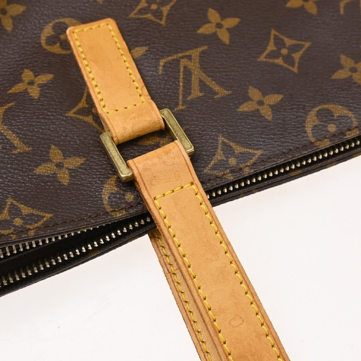Louis Vuitton Cabas Piano Monogram Canvas Brown Canvas Tote Bag Bag (Pre-Owned)