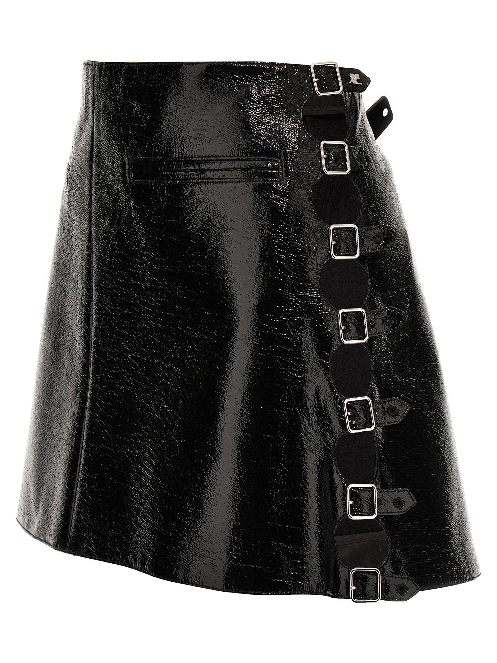 Courreges Women's Vinyl Miniskirt