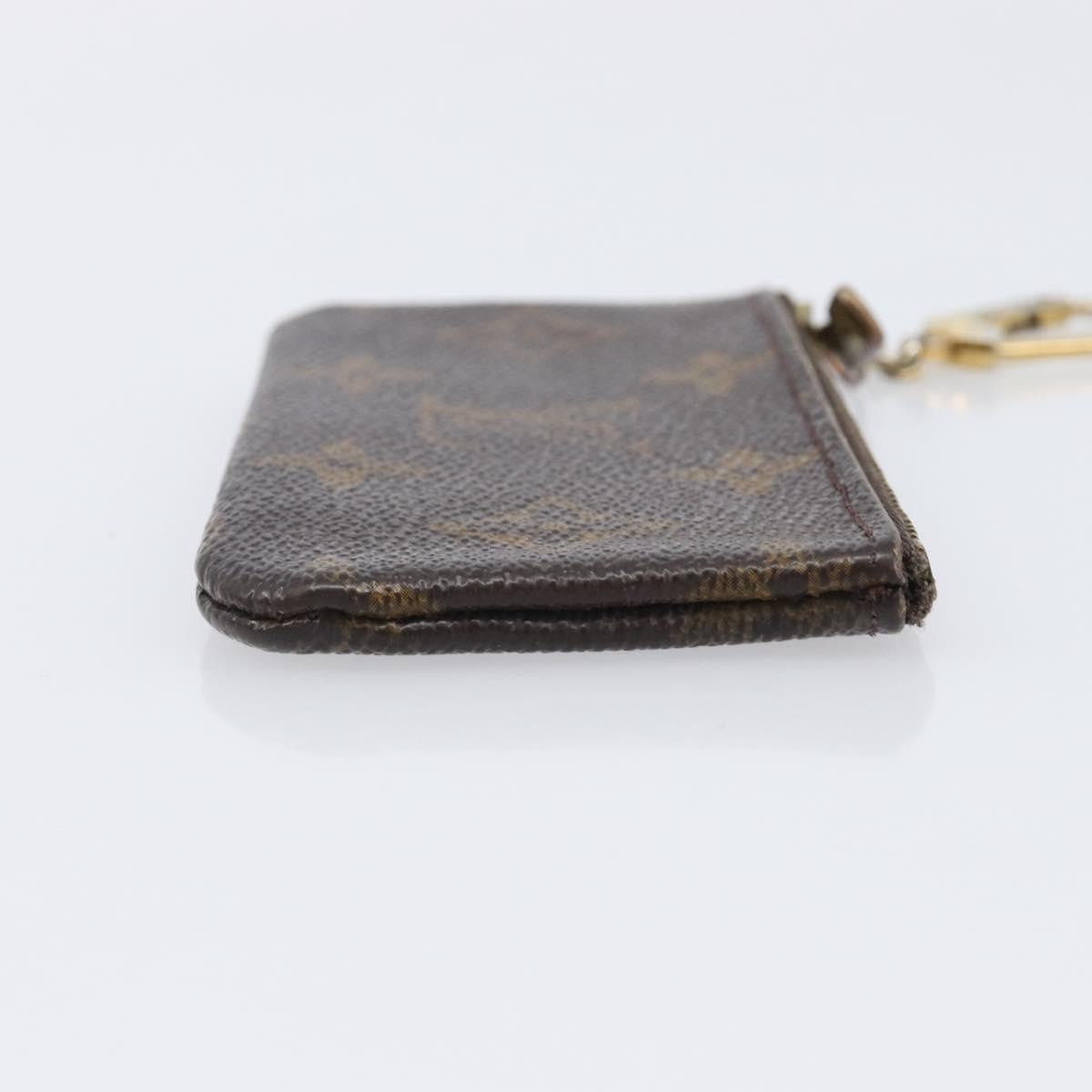 Louis Vuitton Pochette Clés Monogram Canvas Brown Canvas Wallets Accessory (Pre-Owned)