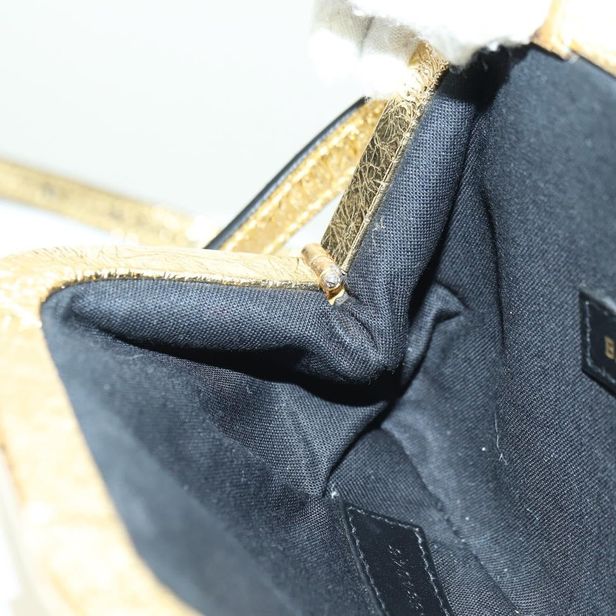 Balenciaga Cloud Clutch Leather Gold Leather Clutche & Pouche Bag (Pre-Owned)