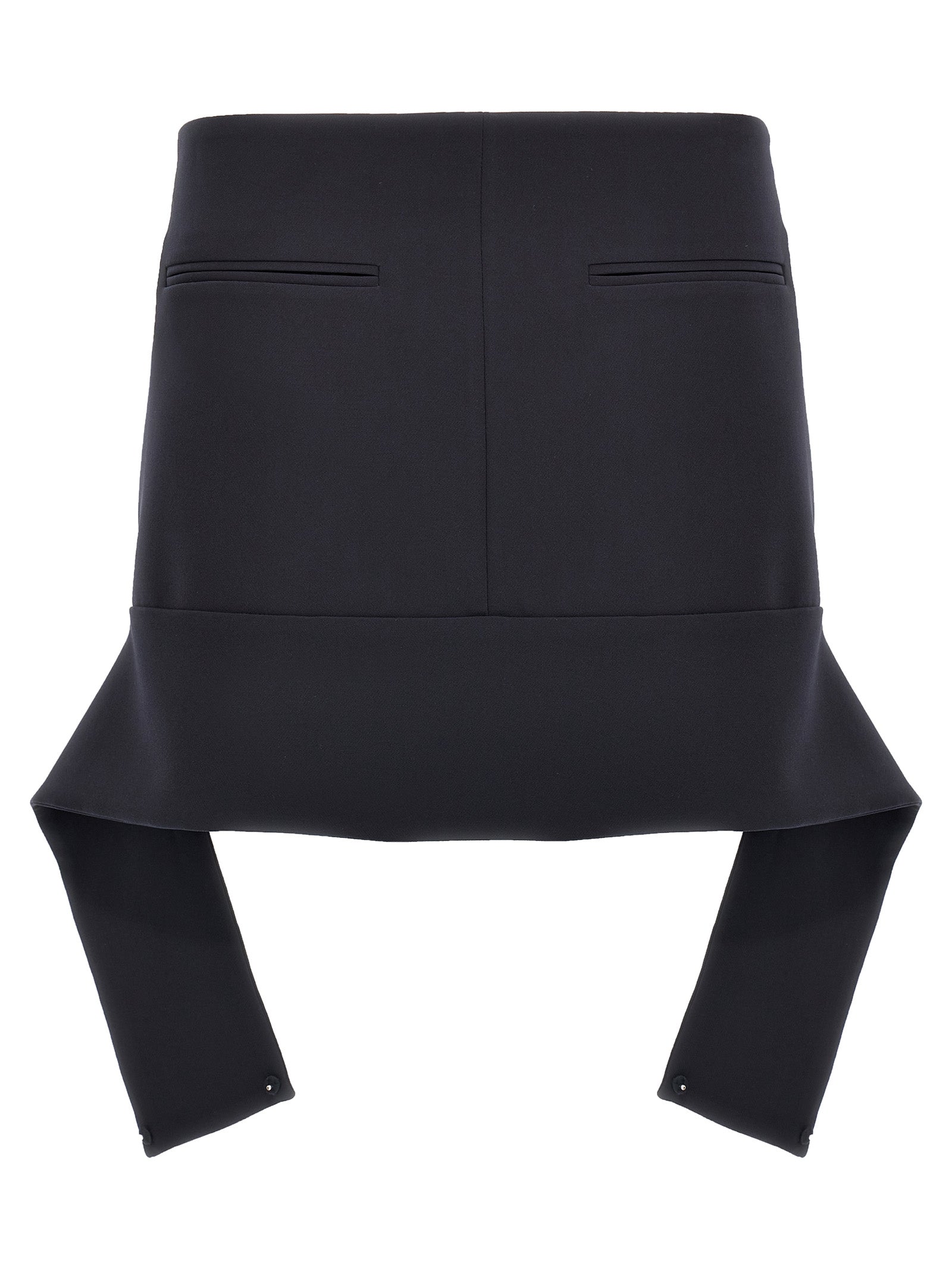 Courreges Women's Reversed Belt Mini Skirt