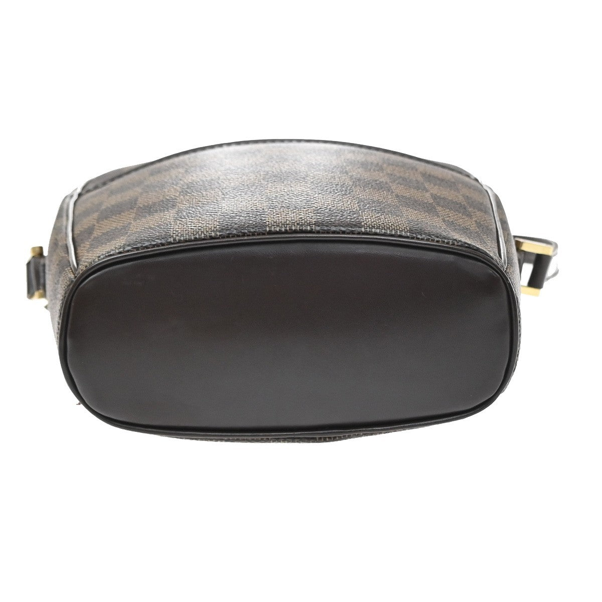 Louis Vuitton Ipanema Damier Brown Leather Shoulder Bag Bag (Pre-Owned)