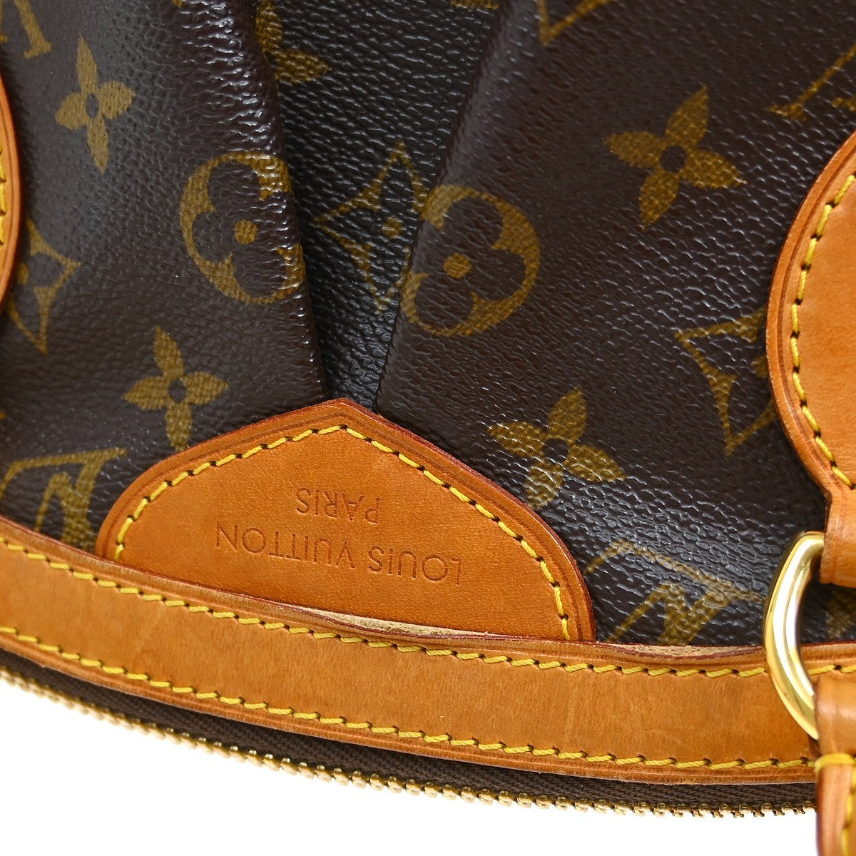 Louis Vuitton Tivoli Monogram Brown Canvas Handbag (Pre-Owned)