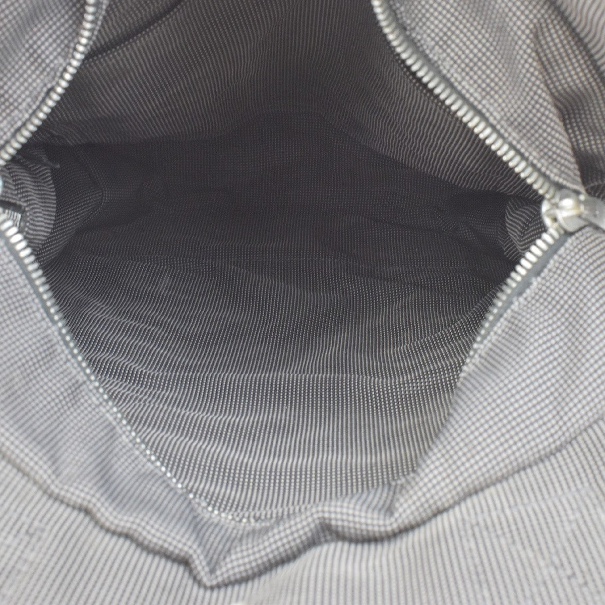 Hermes Herline Canvas Gray Canvas Backpack Bag (Pre-Owned)