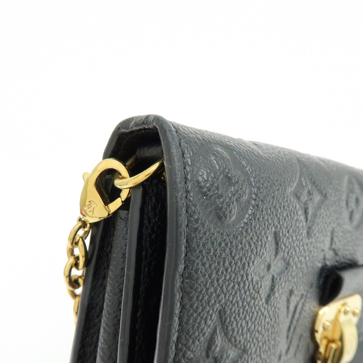 Louis Vuitton Vavin Chain Monogram Empreinte Leather Black Leather Crossbody Bag Bag (Pre-Owned)