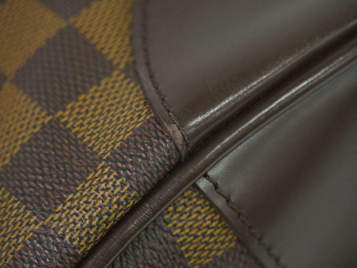 Louis Vuitton Berkeley Damier Brown Canvas Handbag (Pre-Owned)