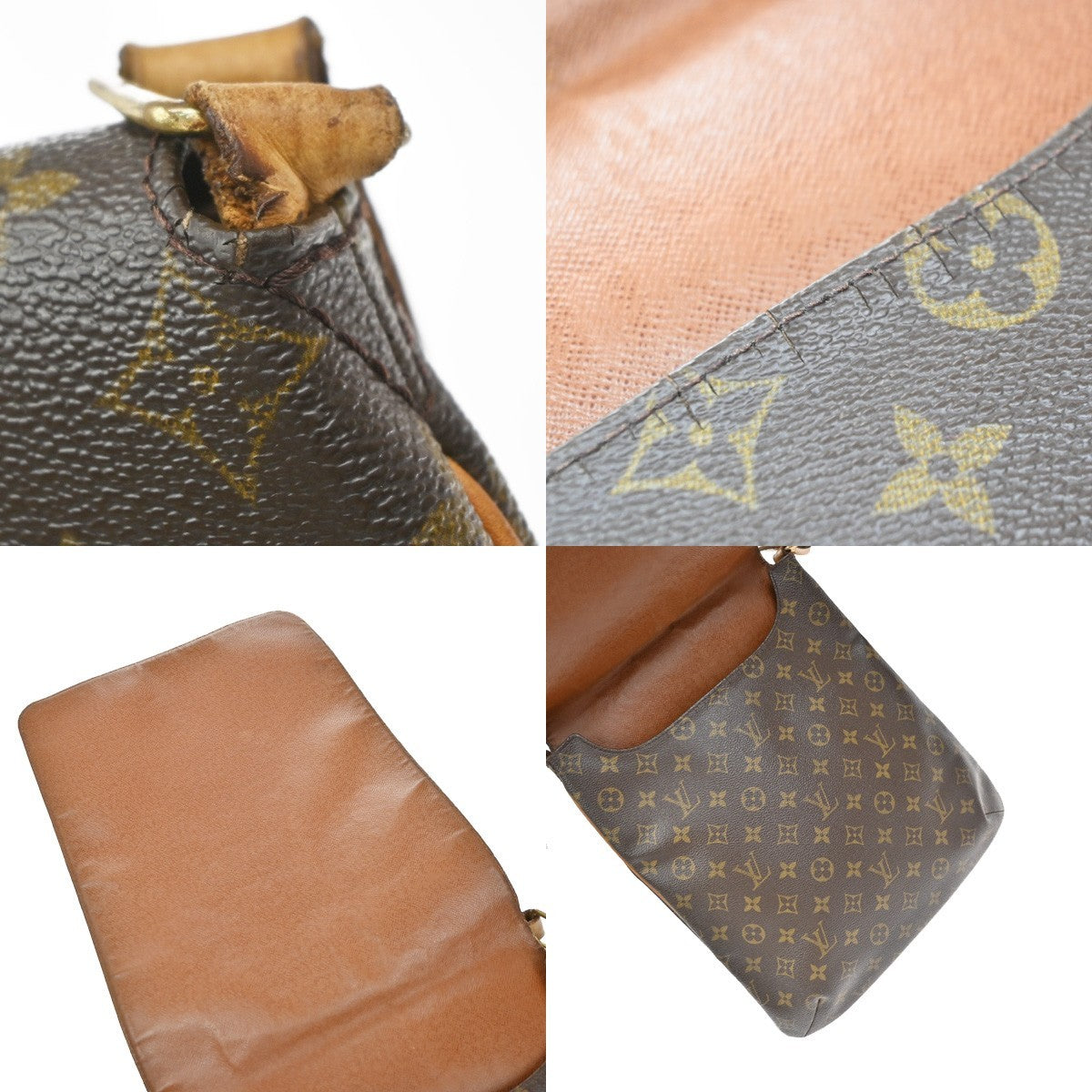 Louis Vuitton Musette Salsa Monogram Canvas Brown Canvas Shoulder Bag Bag (Pre-Owned)