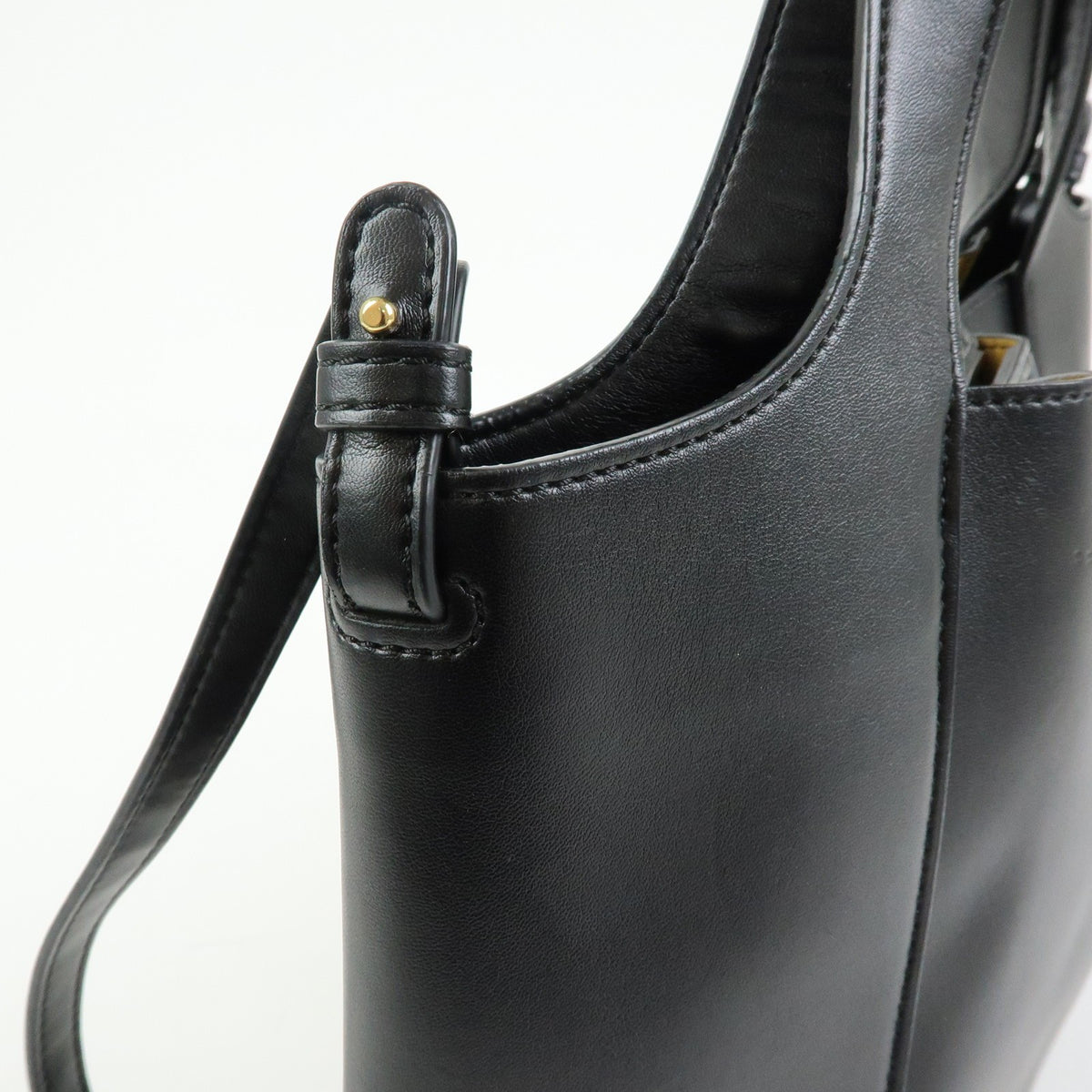 Stella Mccartney Alter Faux Leather Black Synthetic Tote Bag Bag (Pre-Owned)