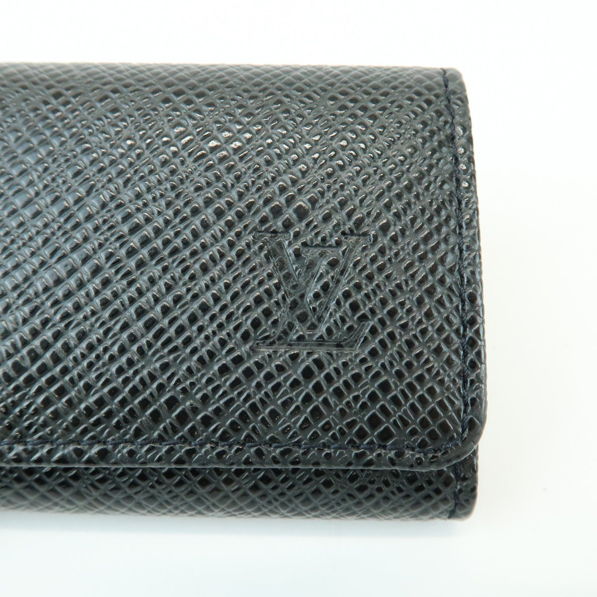 Louis Vuitton Multiclés 4 Cuir Verni Black Leather Wallets Accessory (Pre-Owned)
