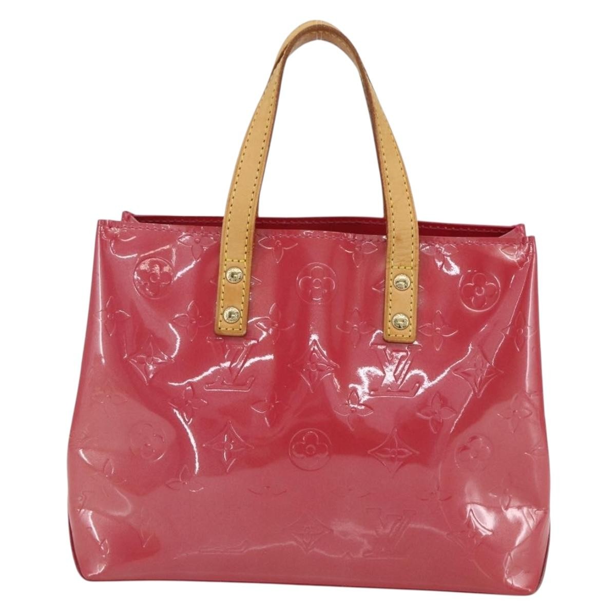 Louis Vuitton Reade Monogram Vernis Pink Patent_Leather Handbag (Pre-Owned)