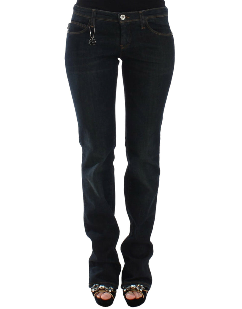 Costume National Blue Slim Fit Women's Jeans