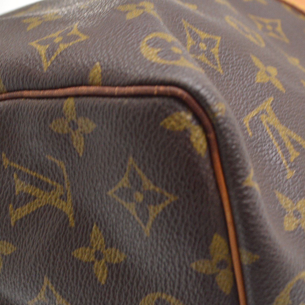 Louis Vuitton Keepall Monogram Canvas Brown Canvas Travel Bag Bag (Pre-Owned)
