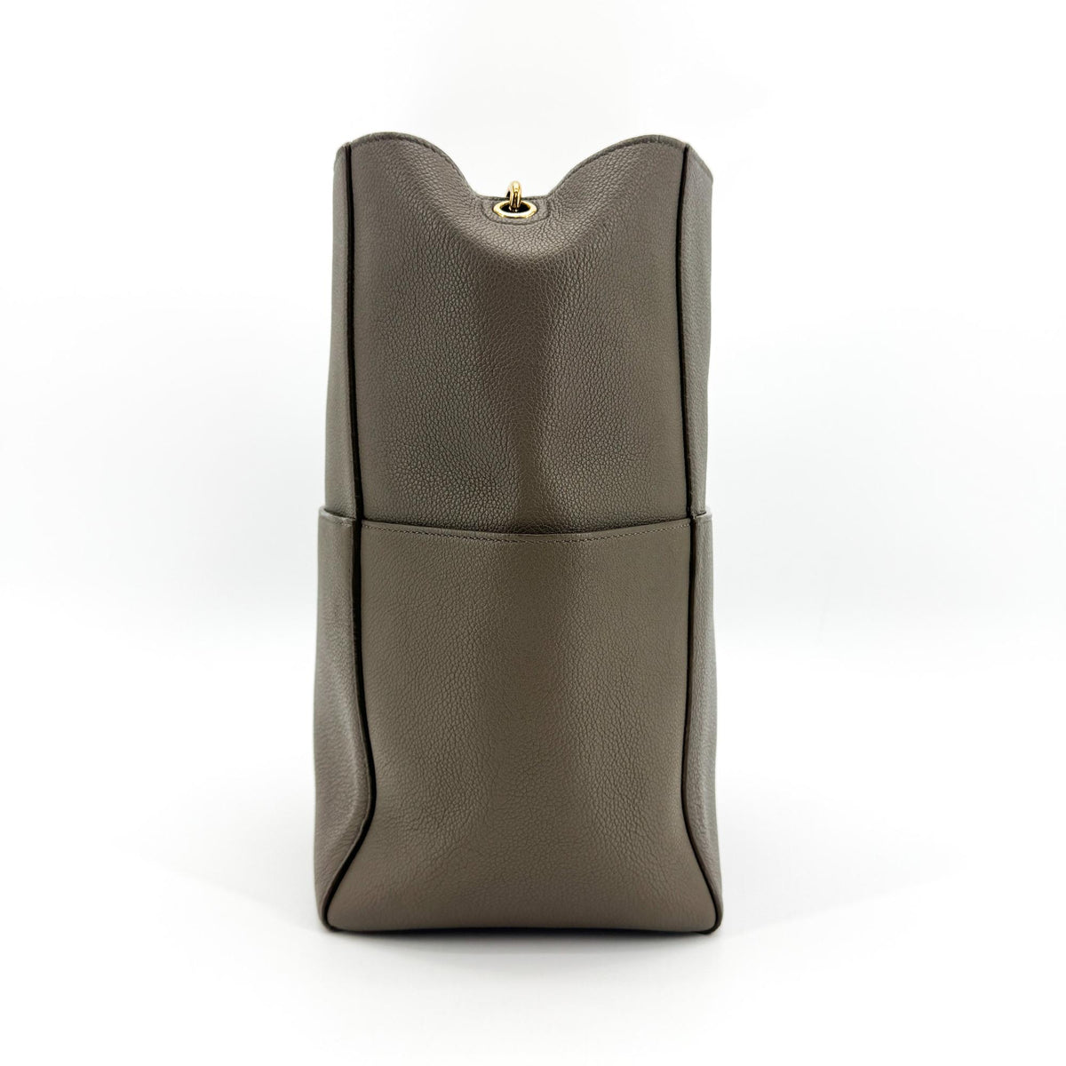 Celine Sangle Seau Goatskin Brown Leather Shoulder Bag Bag (Pre-Owned)