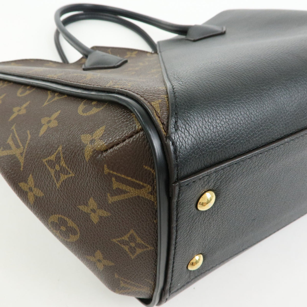 Louis Vuitton Kimono Monogram Canvas And Leather Black Canvas Handbag (Pre-Owned)