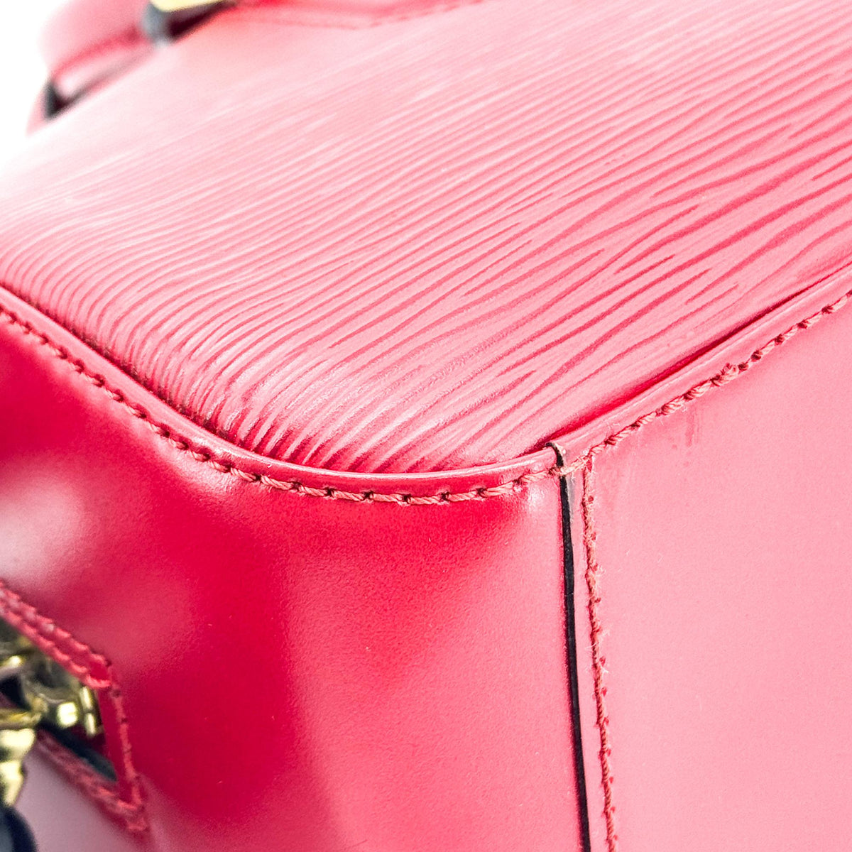 Louis Vuitton Jasmin Epi Leather Red Leather Handbag (Pre-Owned)