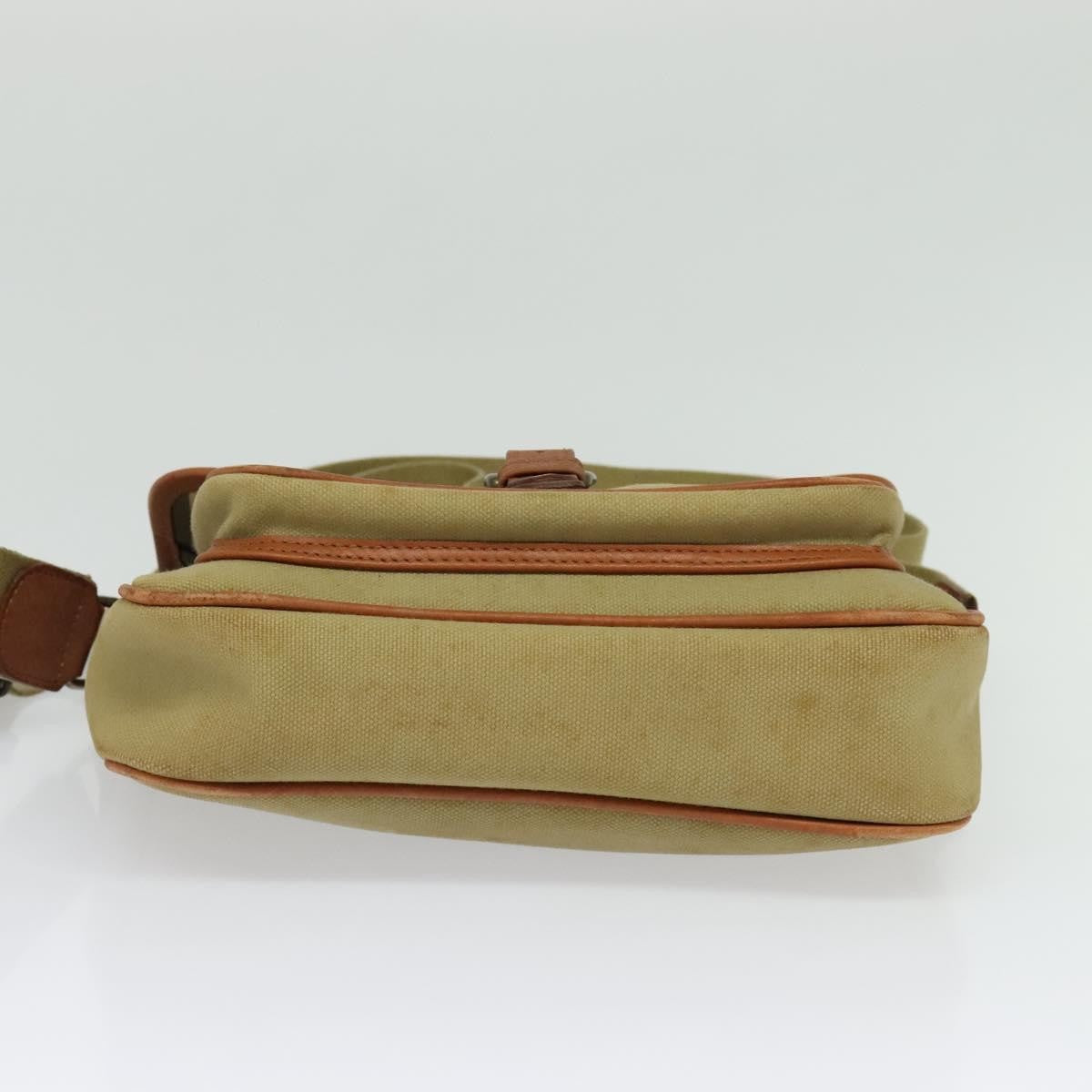 Burberry Front Pocket Messenger Canvas Beige Canvas Shoulder Bag Bag (Pre-Owned)