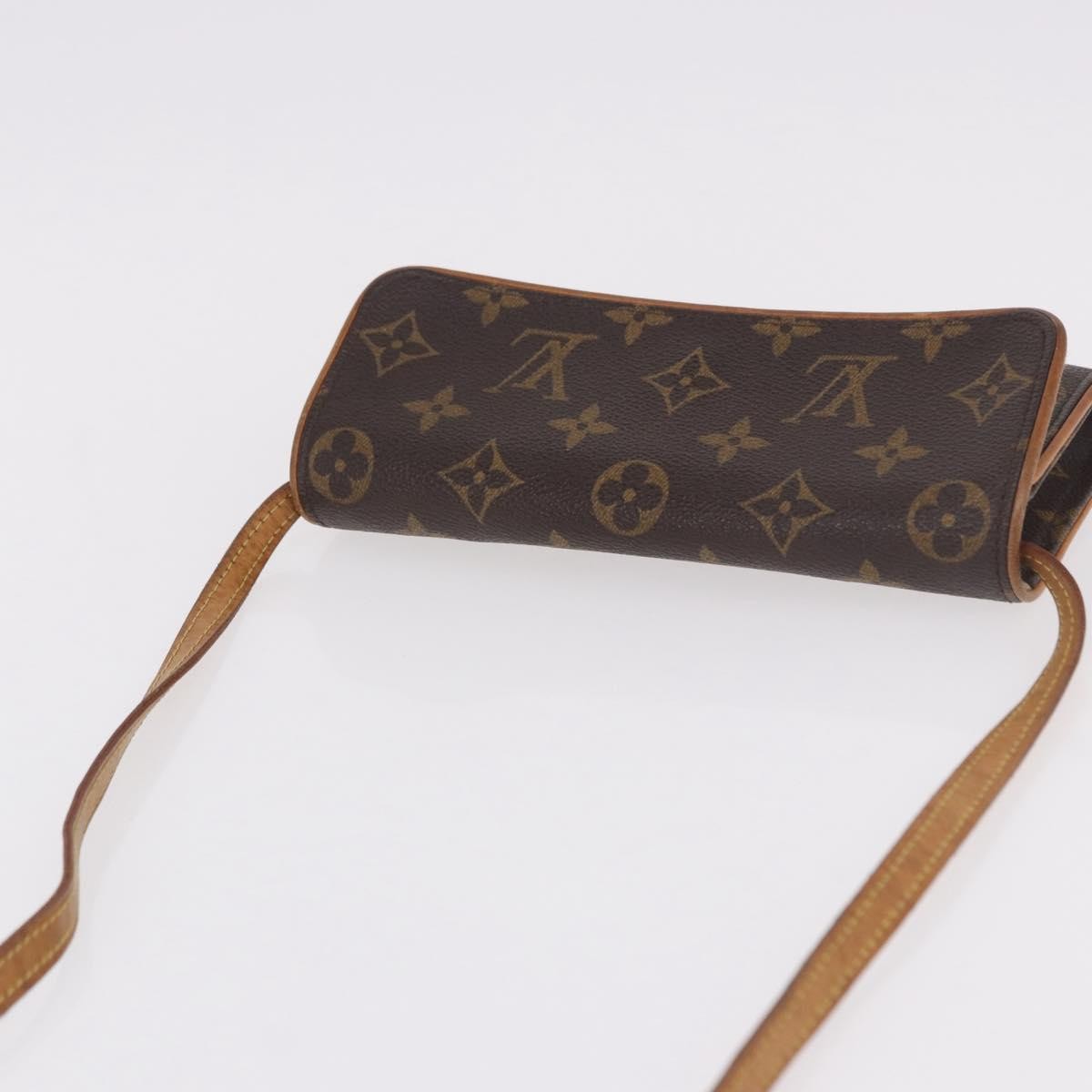 Louis Vuitton Twin Monogram Canvas Brown Canvas Clutche & Pouche Bag (Pre-Owned)