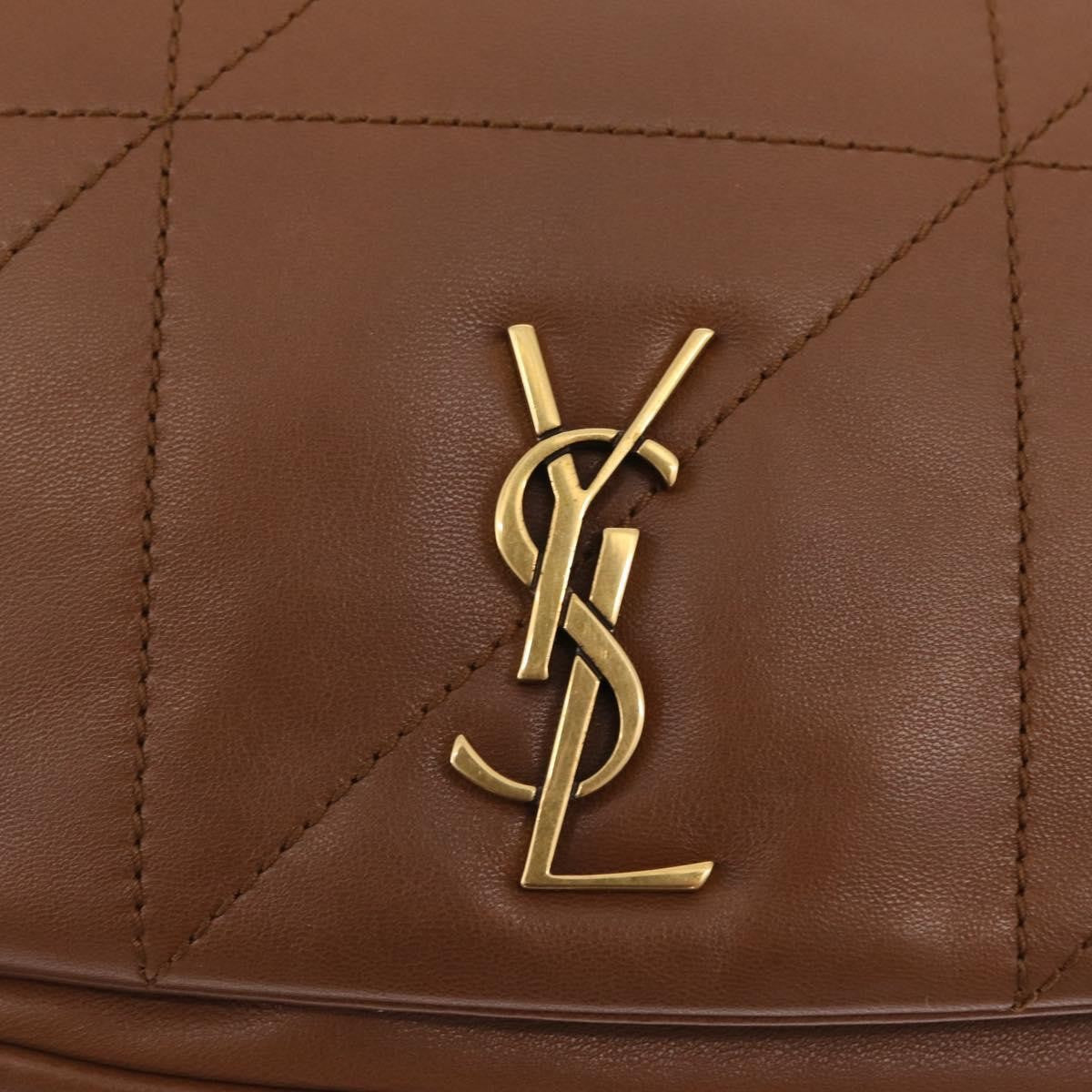Saint Laurent Jamie 4.3 Quilted Leather Brown Leather Shoulder Bag Bag (Pre-Owned)