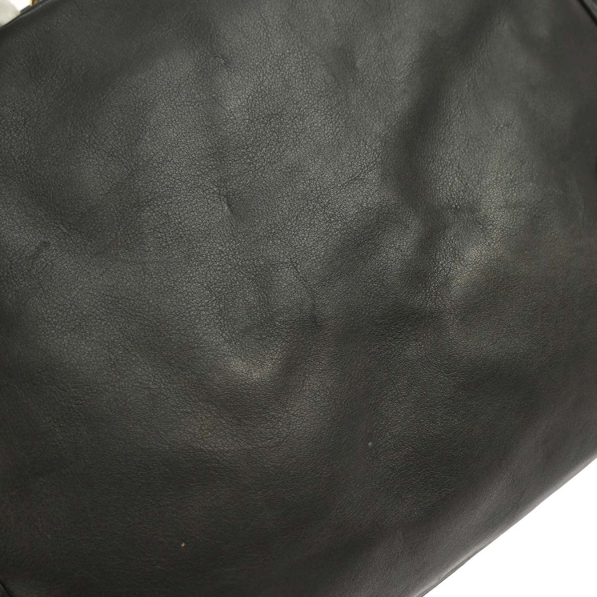 Loewe Amazona Leather Black Leather Travel Bag Bag (Pre-Owned)