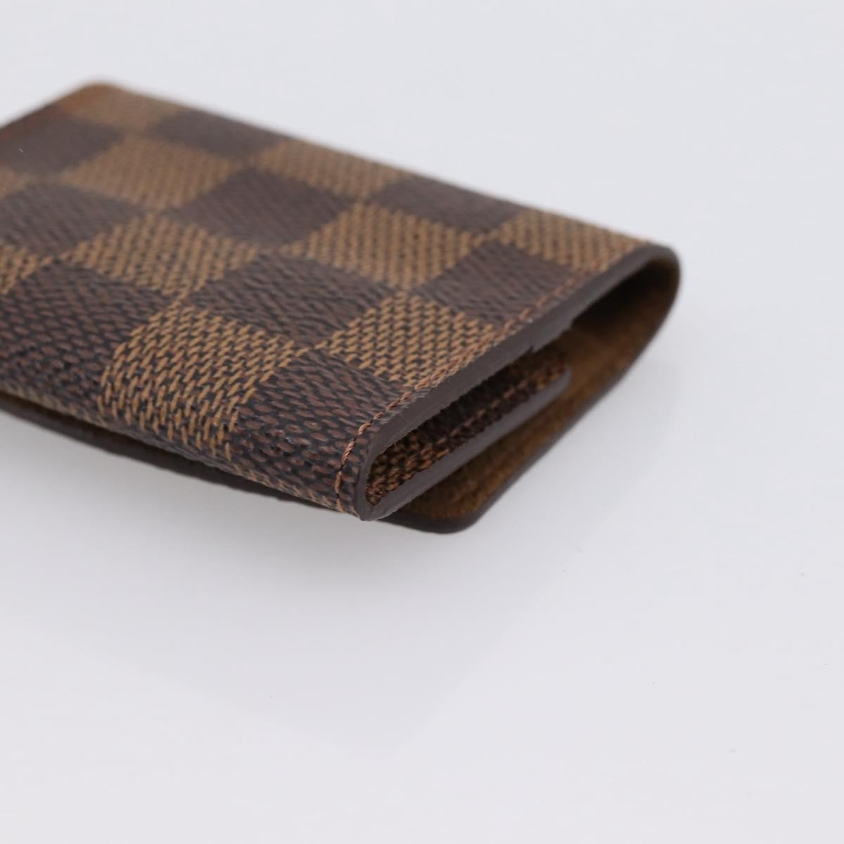 Louis Vuitton Cuff Case Monogram Damier Brown Canvas Wallets Accessory (Pre-Owned)