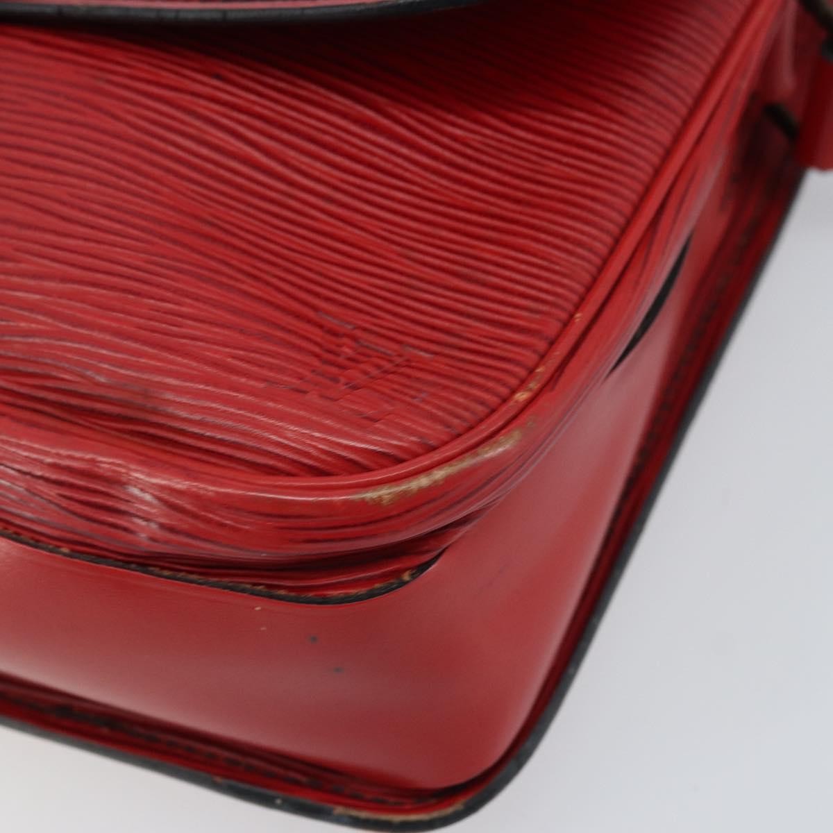 Louis Vuitton Cartouchiere Epi Leather Red Leather Shoulder Bag Bag (Pre-Owned)