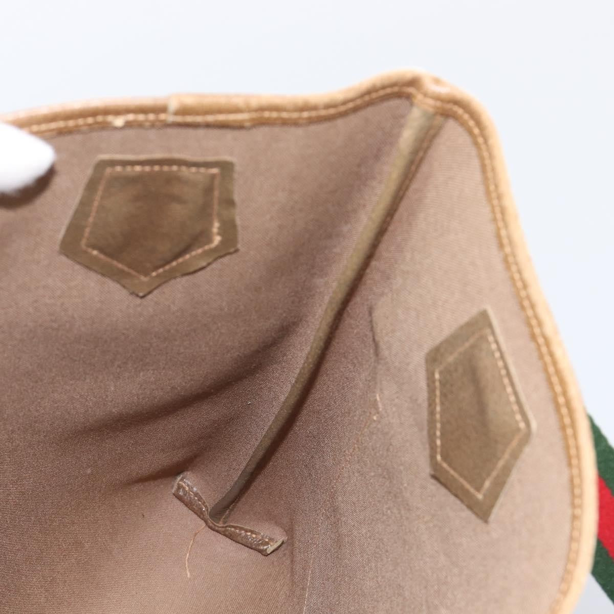 Gucci Ophidia Front Pocket Gg Coated Canvas Beige Canvas Briefcase Bag (Pre-Owned)