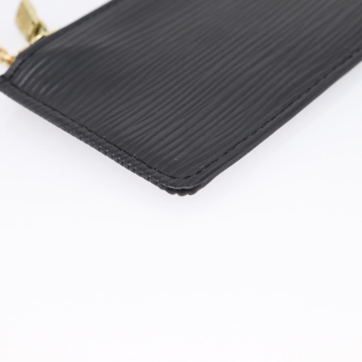 Louis Vuitton Pochette Clés Epi Black Leather Wallets Accessory (Pre-Owned)