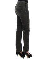 Costume National Gray distressed Women's jeans