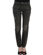 Costume National Gray distressed Women's jeans