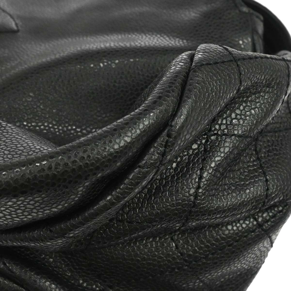 Chanel Cc Bowler Caviar Black Calfskin Shoulder Bag Bag (Pre-Owned)