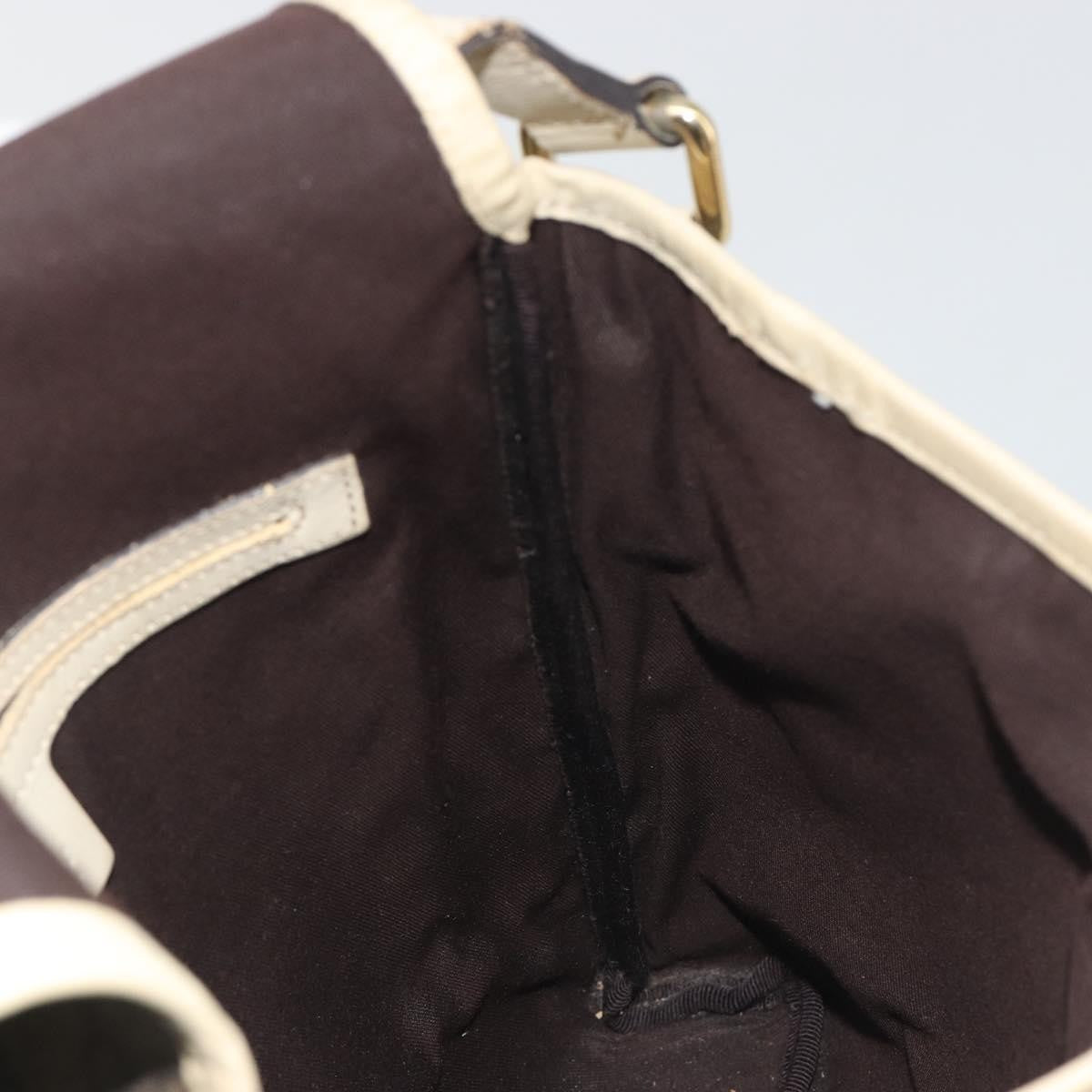 Gucci Flap Messenger Gg Coated Canvas Beige Canvas Shoulder Bag Bag (Pre-Owned)